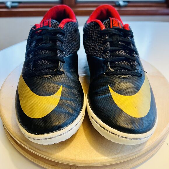 Nike Mercurial X Pro IC Men Sz 11 Indoor Soccer Cleats Red Black Gold 725244 076 - Picture 4 of 9